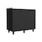 Tuhome Napoles 2 Utility Sink with Cabinet, Stainless Steel Countertop, Interior Shelf-Black MLW8985 - alternate 1